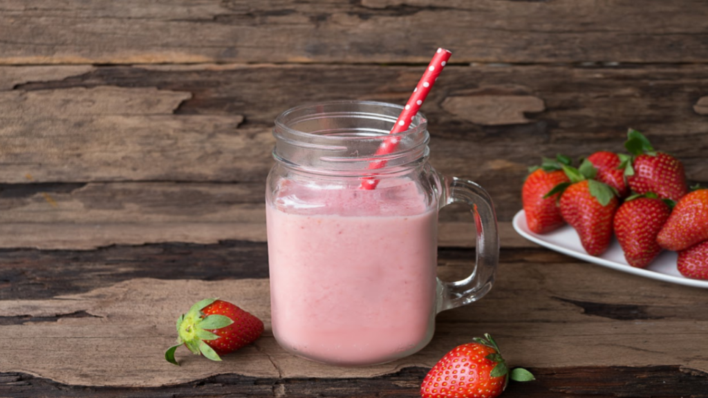 Strawberry Basil Smoothie